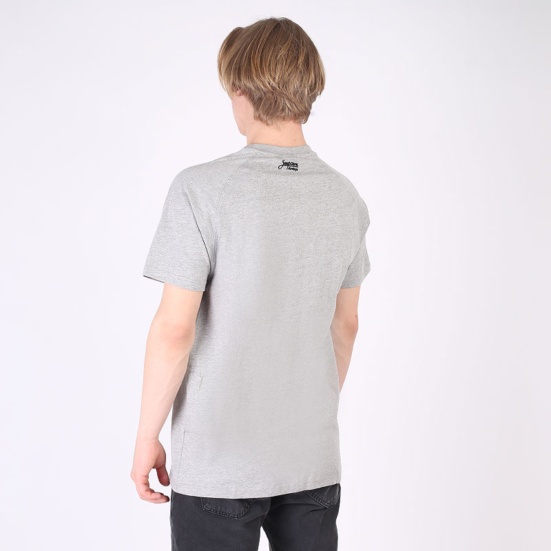 Мужская футболка Запорожец heritage Спорт 2 (Sport 2-grey/mlng)  - цена, описание, фото 4